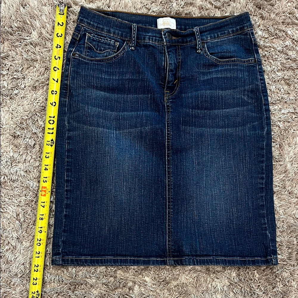 Levi's Dark Blue Pencil Skirt